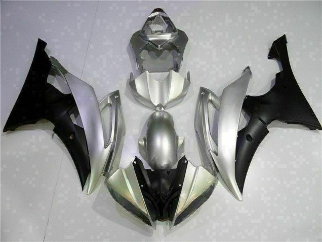 Silber Schwarz 08-16 Yamaha YZF R6 Motorrad Verkleidung Silber Schwarz 08-16 Yamaha YZF R6 Motorrad Verkleidung