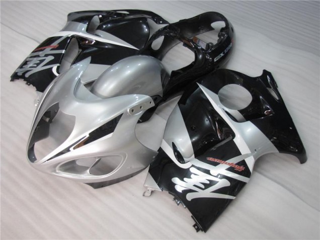 Silber Schwarz 96-07 Suzuki GSXR 1300 Hayabusa Motorrad Verkleidung Silber Schwarz 96-07 Suzuki GSXR 1300 Hayabusa Motorrad Verkleidung