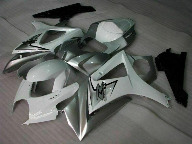 Silber Weiß 07-08 Suzuki GSXR 1000 Motorrad Verkleidung Silber Weiß 07-08 Suzuki GSXR 1000 Motorrad Verkleidung