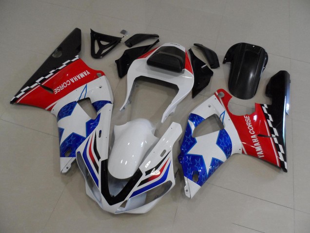 Stern Flagge 00-01 Yamaha YZF R1 Motorrad Verkleidung Stern Flagge 00-01 Yamaha YZF R1 Motorrad Verkleidung