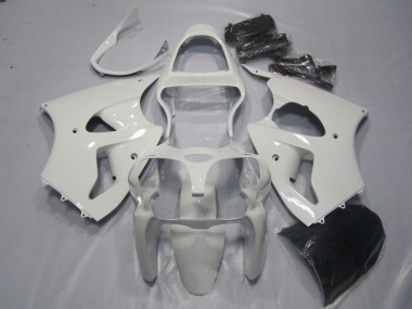 Weiß 00-02 Kawasaki ZX6R Motorrad Verkleidungen