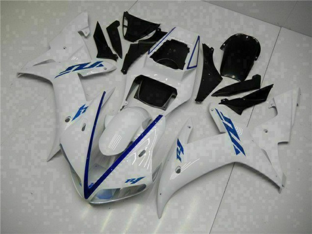 Weiß 02-03 Yamaha YZF R1 Motorrad Verkleidung & Plastik Weiß 02-03 Yamaha YZF R1 Motorrad Verkleidung & Plastik