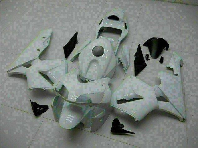 Weiß 03-04 Honda CBR600RR Motor Verkleidung Weiß 03-04 Honda CBR600RR Motor Verkleidung
