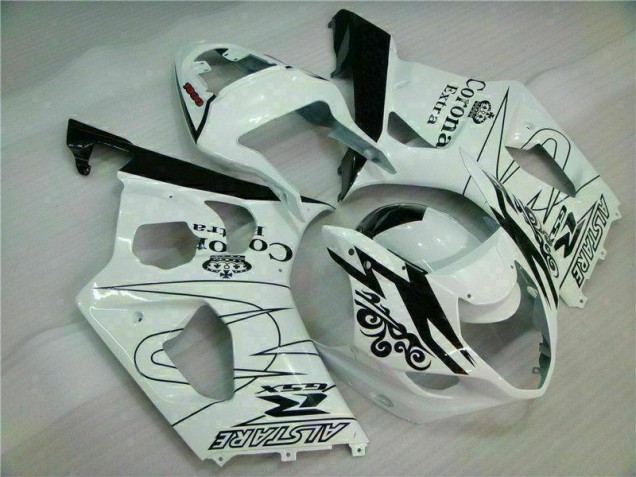 Weiß 03-04 Suzuki GSXR 1000 Motorrad Vollverkleidung Weiß 03-04 Suzuki GSXR 1000 Motorrad Vollverkleidung