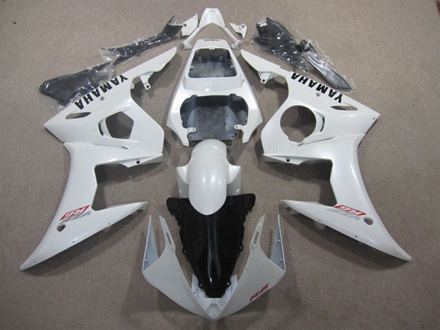 Weiß 03-05 Yamaha YZF R6 Motorrad Verkleidungen Weiß 03-05 Yamaha YZF R6 Motorrad Verkleidungen