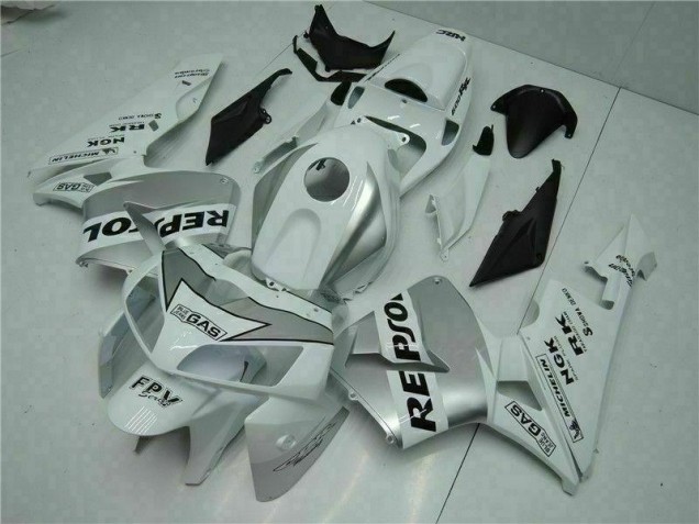 Weiß 05-06 Honda CBR600RR Motor Verkleidung Weiß 05-06 Honda CBR600RR Motor Verkleidung