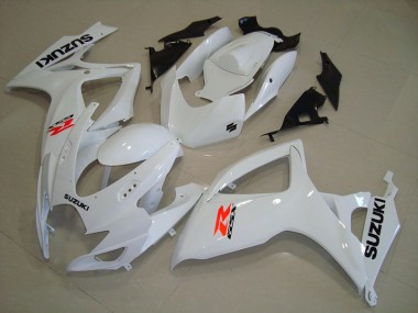 Weiß 06-07 Suzuki GSXR 750 Motorrad Verkleidung