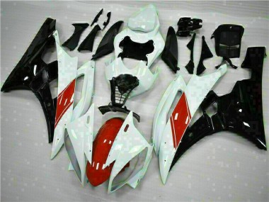 Weiß 06-07 Yamaha YZF R6 Motorrad Verkleidungen
