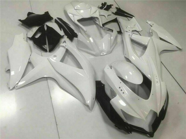 Weiß 08-10 Suzuki GSXR 600/750 Motorrad Vollverkleidung Weiß 08-10 Suzuki GSXR 600/750 Motorrad Vollverkleidung