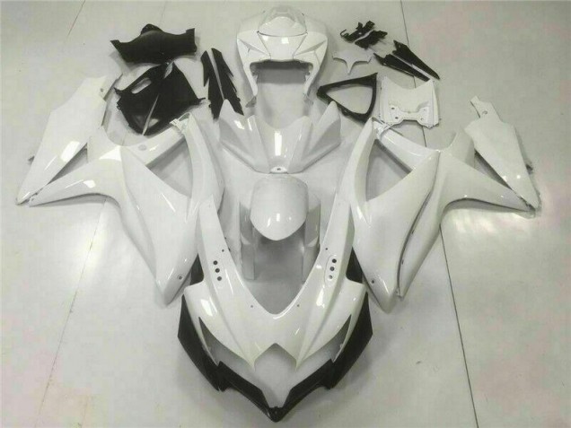 Weiß 08-10 Suzuki GSXR 600/750 Motorrad Vollverkleidung Weiß 08-10 Suzuki GSXR 600/750 Motorrad Vollverkleidung