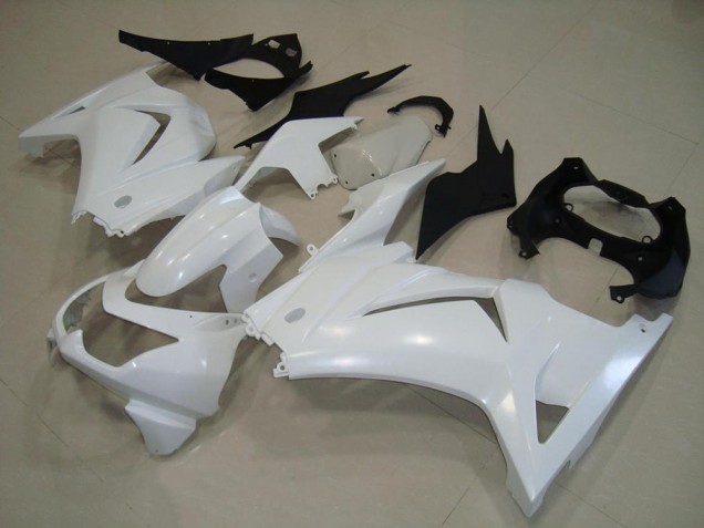 Weiß 08-12 Kawasaki ZX250R Motorrad Verkleidung Weiß 08-12 Kawasaki ZX250R Motorrad Verkleidung