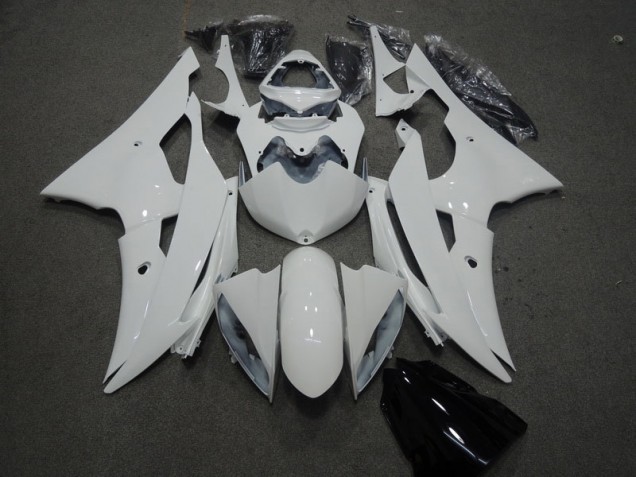 Weiß 08-16 Yamaha YZF R6 Motorrad Verkleidungen & Plastik Weiß 08-16 Yamaha YZF R6 Motorrad Verkleidungen & Plastik