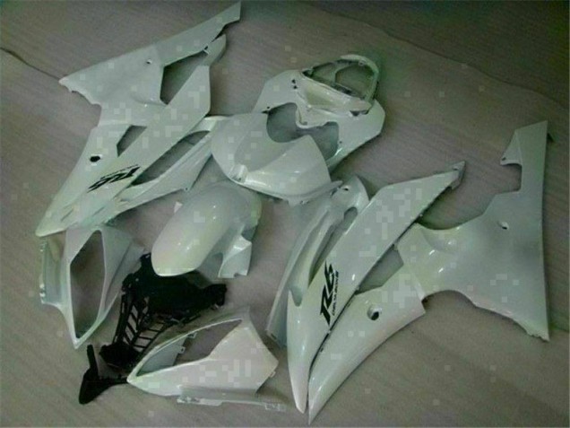 Weiß 08-16 Yamaha YZF R6 Motorrad Vollverkleidung & Plastik Weiß 08-16 Yamaha YZF R6 Motorrad Vollverkleidung & Plastik