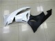 Weiß 09-12 Kawasaki ZX6R Motorrad Verkleidung Weiß 09-12 Kawasaki ZX6R Motorrad Verkleidung