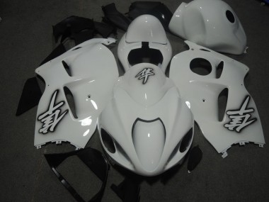 Weiß 96-07 Suzuki GSXR 1300 Hayabusa Motorrad Vollverkleidung
