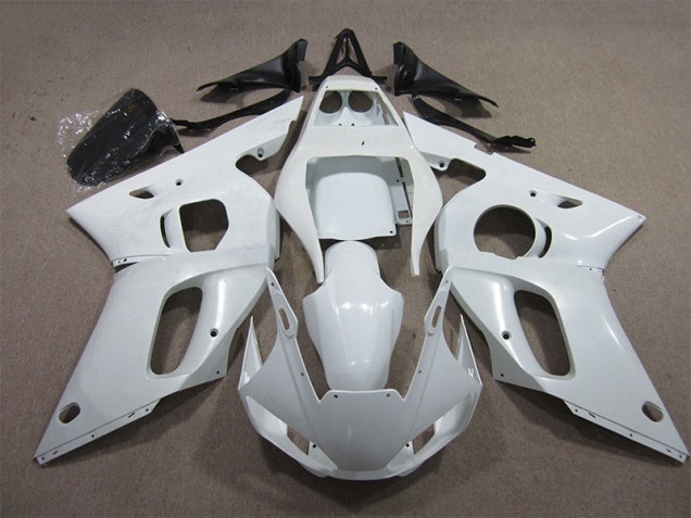 Weiß 98-02 Yamaha YZF R6 Motorrad Verkleidungen Weiß 98-02 Yamaha YZF R6 Motorrad Verkleidungen