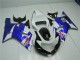 Weiß Blau 01-03 Suzuki GSXR 600/750 Motorrad Verkleidung
