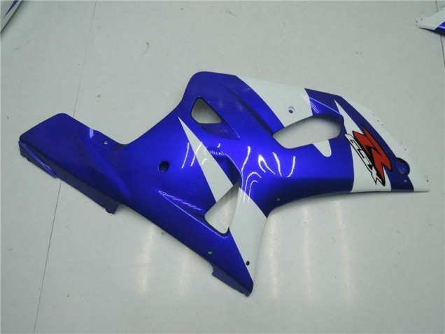 Weiß Blau 01-03 Suzuki GSXR 600/750 Motorrad Verkleidung