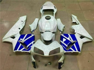 Weiß Blau 03-04 Honda CBR600RR Motorrad Verkleidungen