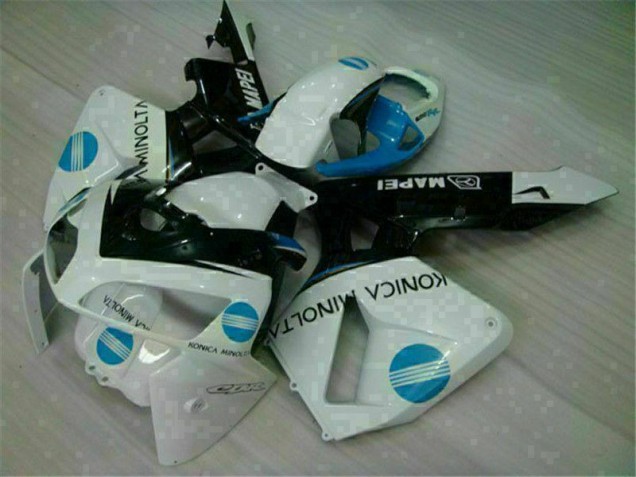 Weiß Blau 05-06 Honda CBR600RR Motorrad Verkleidung Weiß Blau 05-06 Honda CBR600RR Motorrad Verkleidung