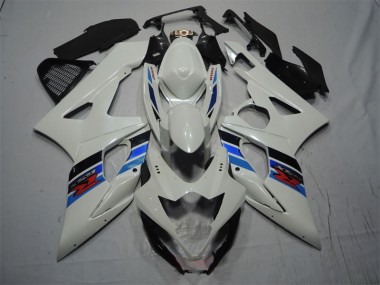 Weiß Blau 05-06 Suzuki GSXR 1000 Motorrad Verkleidungen