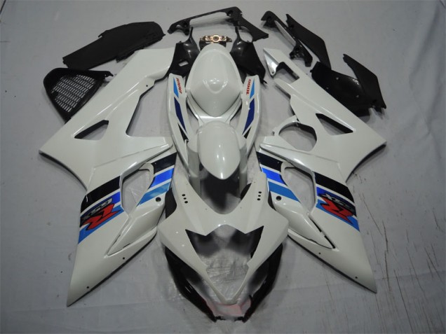 Weiß Blau 05-06 Suzuki GSXR 1000 Motorrad Verkleidungen Weiß Blau 05-06 Suzuki GSXR 1000 Motorrad Verkleidungen