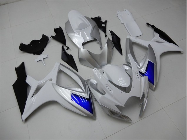Weiß Blau 06-07 Suzuki GSXR 600/750 Motorrad Verkleidungen Weiß Blau 06-07 Suzuki GSXR 600/750 Motorrad Verkleidungen