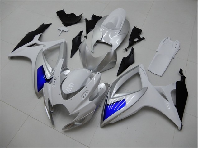 Weiß Blau 06-07 Suzuki GSXR 600/750 Motorrad Verkleidungen Weiß Blau 06-07 Suzuki GSXR 600/750 Motorrad Verkleidungen