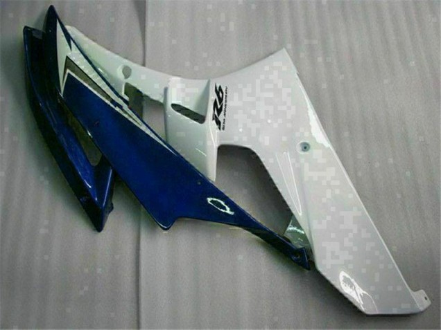 Weiß Blau 06-07 Yamaha YZF R6 Motorrad Vollverkleidung Weiß Blau 06-07 Yamaha YZF R6 Motorrad Vollverkleidung
