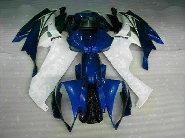 Weiß Blau 06-07 Yamaha YZF R6 Motorrad Vollverkleidung