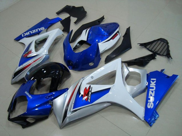 Weiß Blau 07-08 Suzuki GSXR 1000 Motorrad Verkleidung Weiß Blau 07-08 Suzuki GSXR 1000 Motorrad Verkleidung