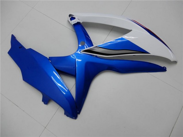 Weiß Blau 08-10 Suzuki GSXR 600/750 Motorrad Verkleidungen Weiß Blau 08-10 Suzuki GSXR 600/750 Motorrad Verkleidungen