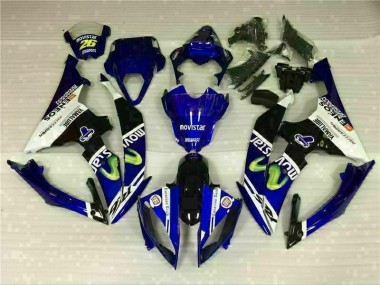 Weiß Blau 08-16 Yamaha YZF R6 Motorrad Verkleidungen
