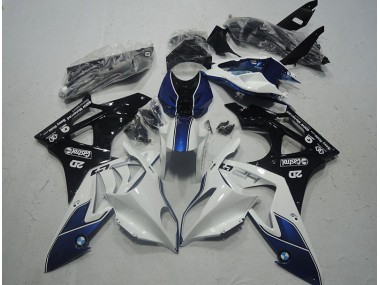 Weiß Blau 09-14 BMW S1000RR Motorrad Verkleidung