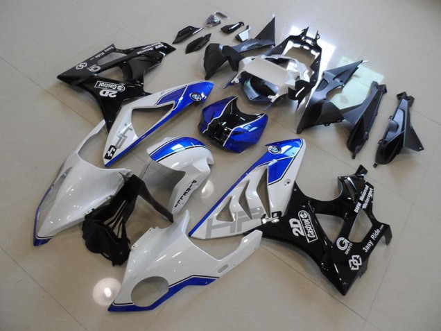 Weiß Blau 09-14 BMW S1000RR Motorrad Verkleidungen Weiß Blau 09-14 BMW S1000RR Motorrad Verkleidungen