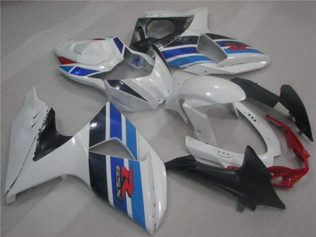 Weiß Blau 09-16 Suzuki GSXR 1000 Motorrad Verkleidung Weiß Blau 09-16 Suzuki GSXR 1000 Motorrad Verkleidung