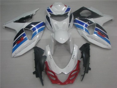 Weiß Blau 09-16 Suzuki GSXR 1000 Motorrad Verkleidung