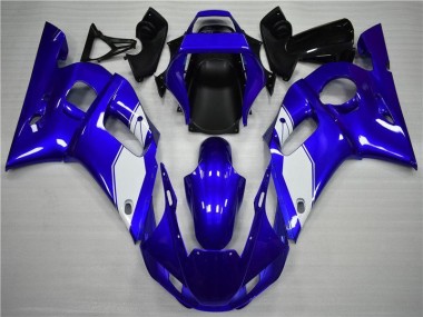 Weiß Blau 98-02 Yamaha YZF R6 Motorrad Verkleidung