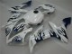 Weiß Blau Flamme 04-06 Yamaha YZF R1 Motorrad Verkleidung Weiß Blau Flamme 04-06 Yamaha YZF R1 Motorrad Verkleidung