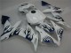 Weiß Blau Flamme 04-06 Yamaha YZF R1 Motorrad Verkleidung Weiß Blau Flamme 04-06 Yamaha YZF R1 Motorrad Verkleidung