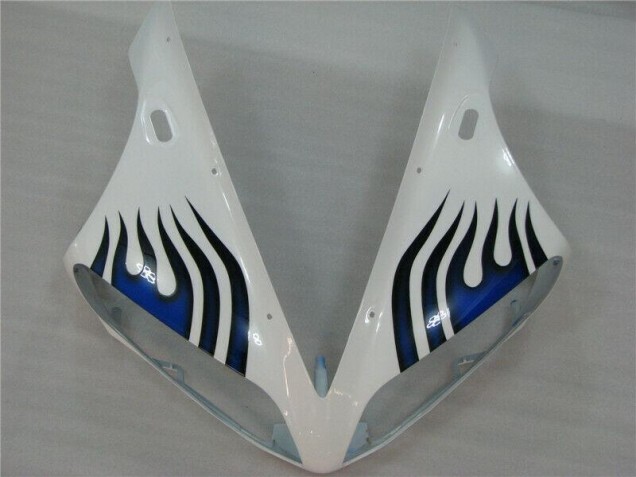 Weiß Blau Flamme 04-06 Yamaha YZF R1 Motorrad Verkleidung Weiß Blau Flamme 04-06 Yamaha YZF R1 Motorrad Verkleidung