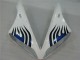 Weiß Blau Flamme 04-06 Yamaha YZF R1 Motorrad Verkleidung Weiß Blau Flamme 04-06 Yamaha YZF R1 Motorrad Verkleidung
