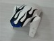 Weiß Blau Flamme 04-06 Yamaha YZF R1 Motorrad Verkleidung Weiß Blau Flamme 04-06 Yamaha YZF R1 Motorrad Verkleidung