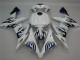 Weiß Blau Flamme 04-06 Yamaha YZF R1 Motorrad Verkleidung Weiß Blau Flamme 04-06 Yamaha YZF R1 Motorrad Verkleidung