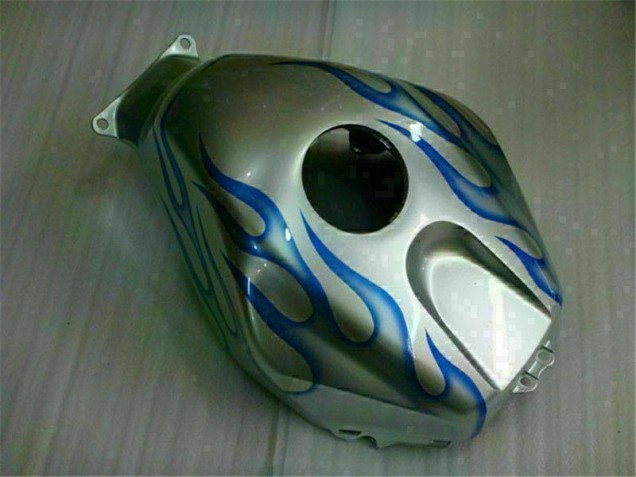 Weiß Blau Flamme 05-06 Honda CBR600RR Motorrad Verkleidung Weiß Blau Flamme 05-06 Honda CBR600RR Motorrad Verkleidung