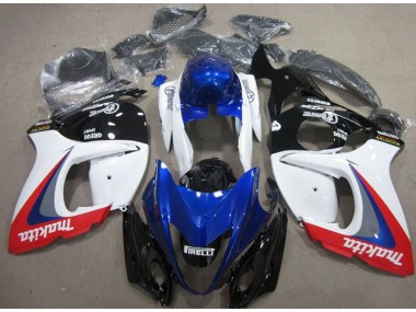 Weiß Blau Makita 08-19 Suzuki GSXR 1300 Hayabusa Motorrad Verkleidung