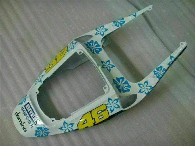 Weiß Blau Nastro Azzurro 46 05-06 Honda CBR600RR Motorrad Verkleidungen Weiß Blau Nastro Azzurro 46 05-06 Honda CBR600RR Motorrad Verkleidungen