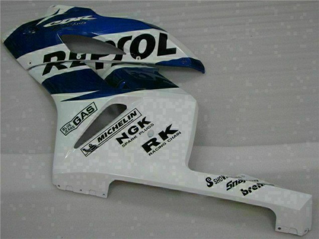 Weiß Blau Repsol 04-05 Honda CBR1000RR Motorrad Verkleidung Weiß Blau Repsol 04-05 Honda CBR1000RR Motorrad Verkleidung