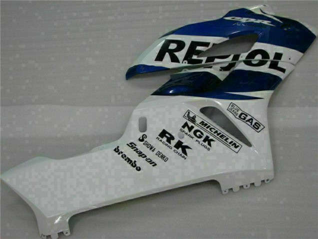 Weiß Blau Repsol 04-05 Honda CBR1000RR Motorrad Verkleidung Weiß Blau Repsol 04-05 Honda CBR1000RR Motorrad Verkleidung