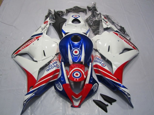 Weiß Blau Rot 09-12 Honda CBR600RR Motorrad Verkleidungen Weiß Blau Rot 09-12 Honda CBR600RR Motorrad Verkleidungen